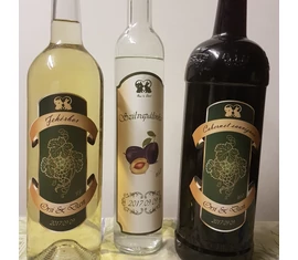Bor/ Pálinka címke