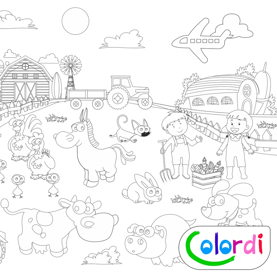 Farmos Colordi lemosható óriás újraszínező